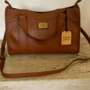 NWT Frye & Co. Leather Bonded Satchel